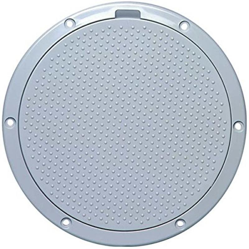 Deck Plate 6" Pry Blk Dimple