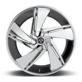 Dub 1PC Dub Fade Cap-Chrome