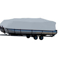 Carver Sun-DURA&reg; Styled-to-Fit Boat Cover f/19.5' Pontoons w/Bimini Top &amp; Rails - Grey