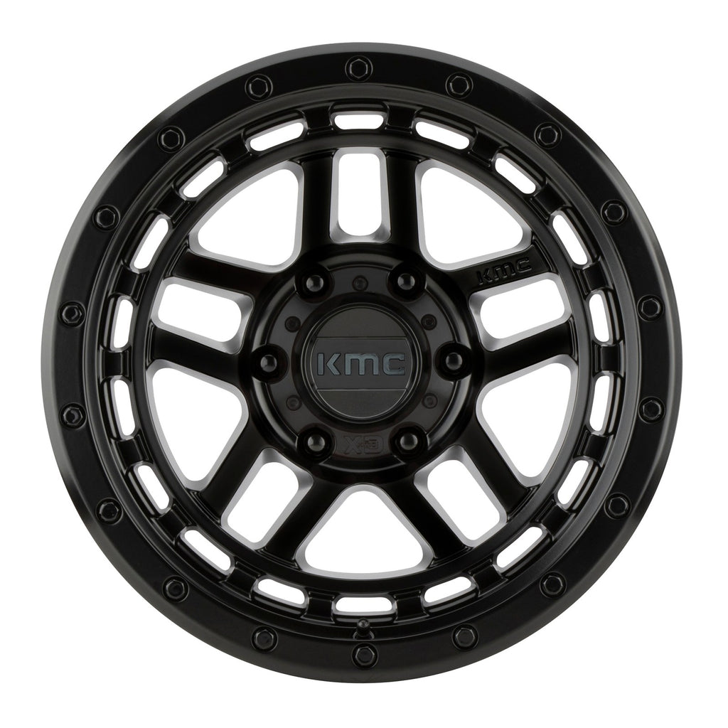KMC KM540 17X9 6X5.5 G-Blk Mch Rtcc -02MM