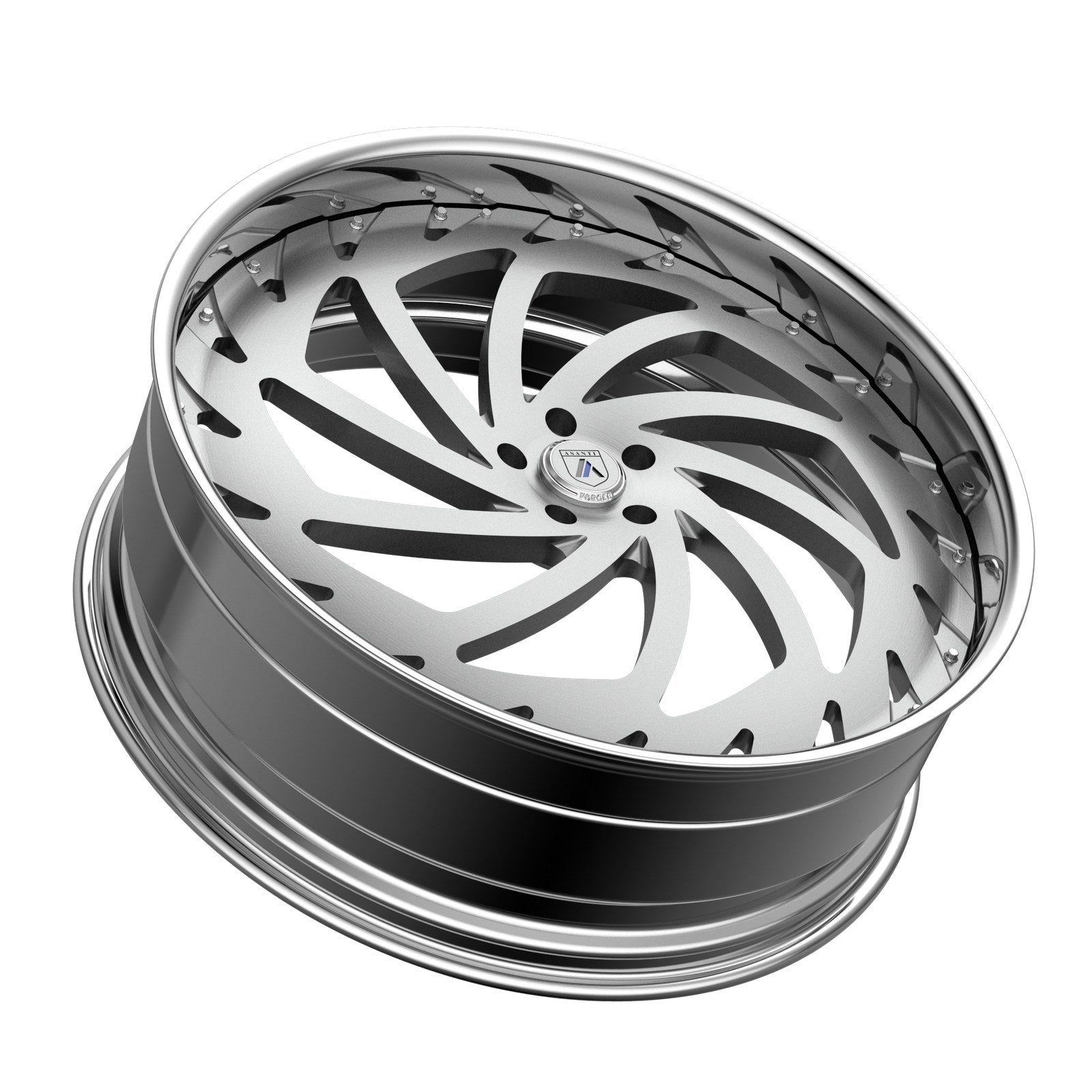 Asanti Forged FS22 2PC 26X9 5X127 +5 BRUSHED
