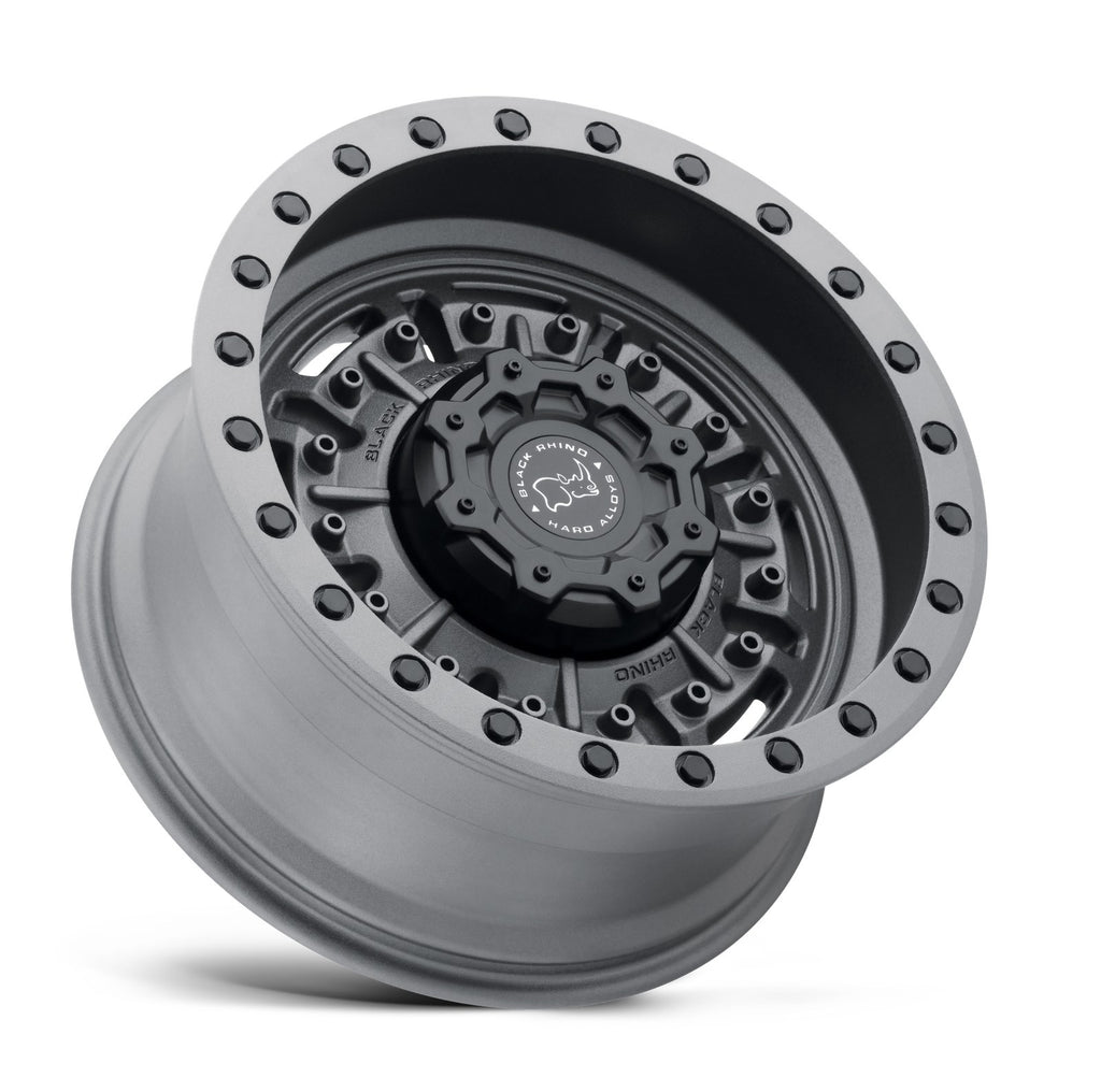 Black Rhino Hard Alloys BR ABRAMS 20X9.5 6X120 +12 67 TXT M-GM