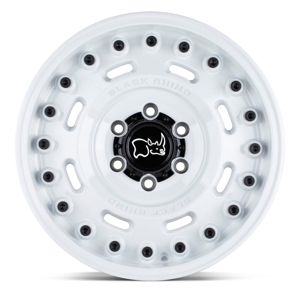 Black Rhino Hard Alloys BR AXLE 17X9.5 6X139 +6 112 G-WHITE