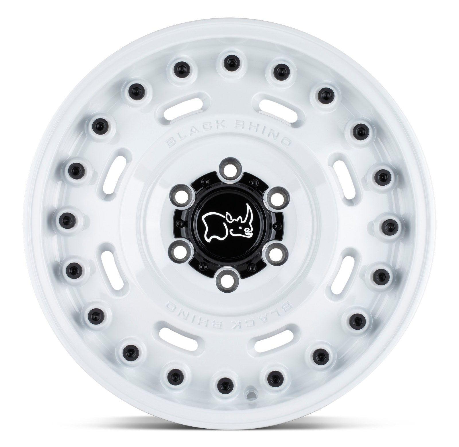 Black Rhino Hard Alloys BR AXLE 17X9.5 6X139 +6 112 G-WHITE