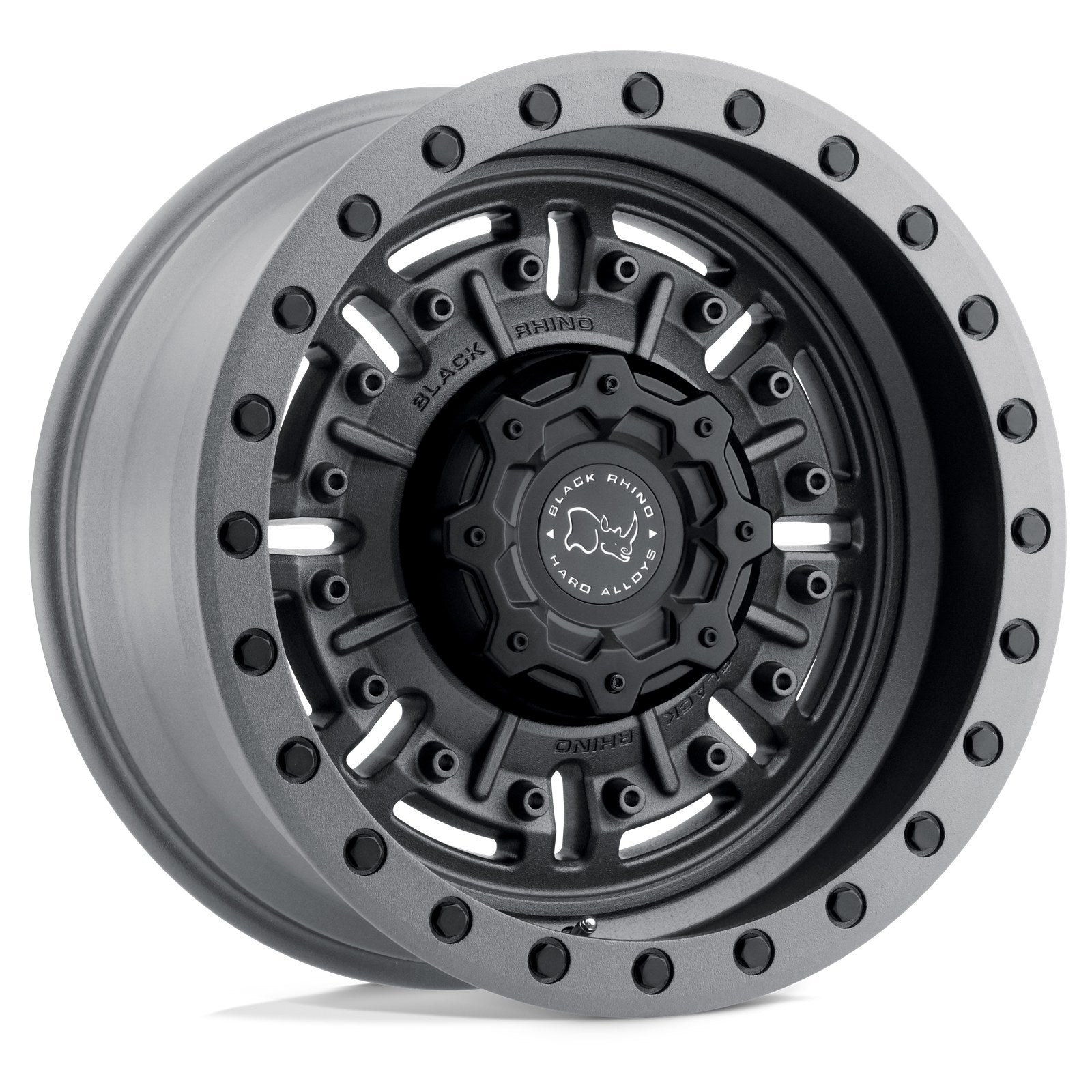 Black Rhino Hard Alloys BR ABRAMS 20X9.5 6X120 +12 67 TXT M-GM