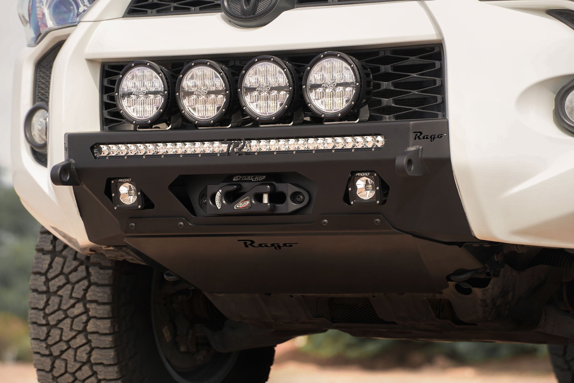 2014-2024 Toyota 4Runner Skid Plate for Center Mount Front Bumper