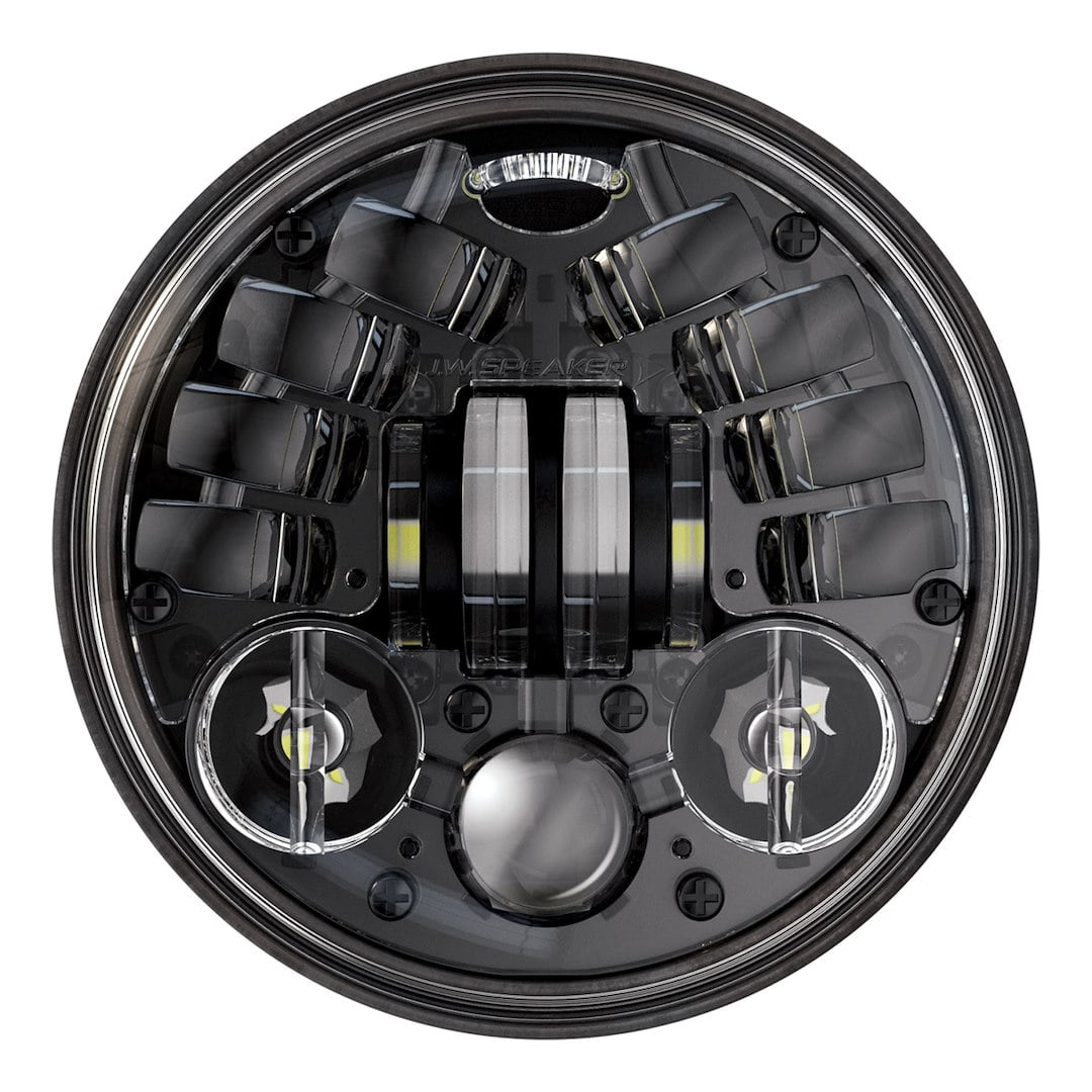 8690A - 12V LED Headlight  Black