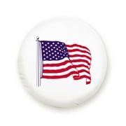 Adco Flag Tire Cover- a