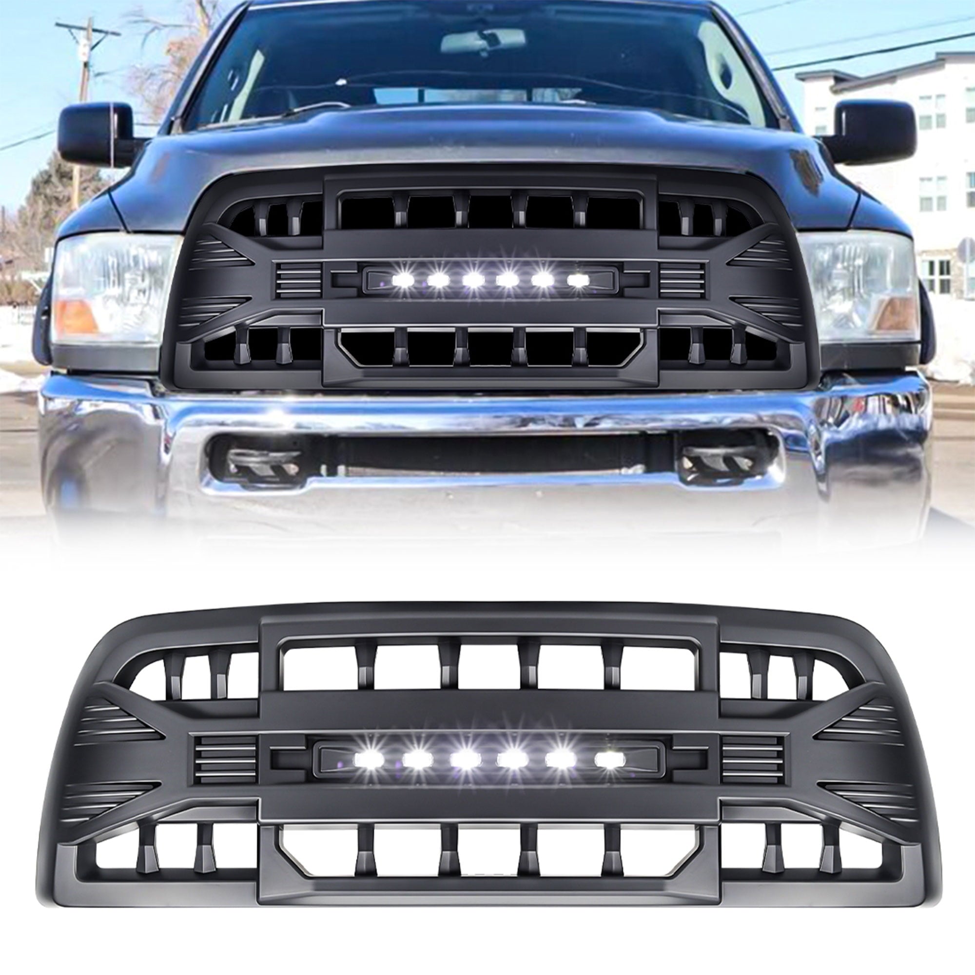 Armor Grille W/ Off-Road Lights; Ma