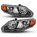 Crystal Headlight Set; Clear Lens;