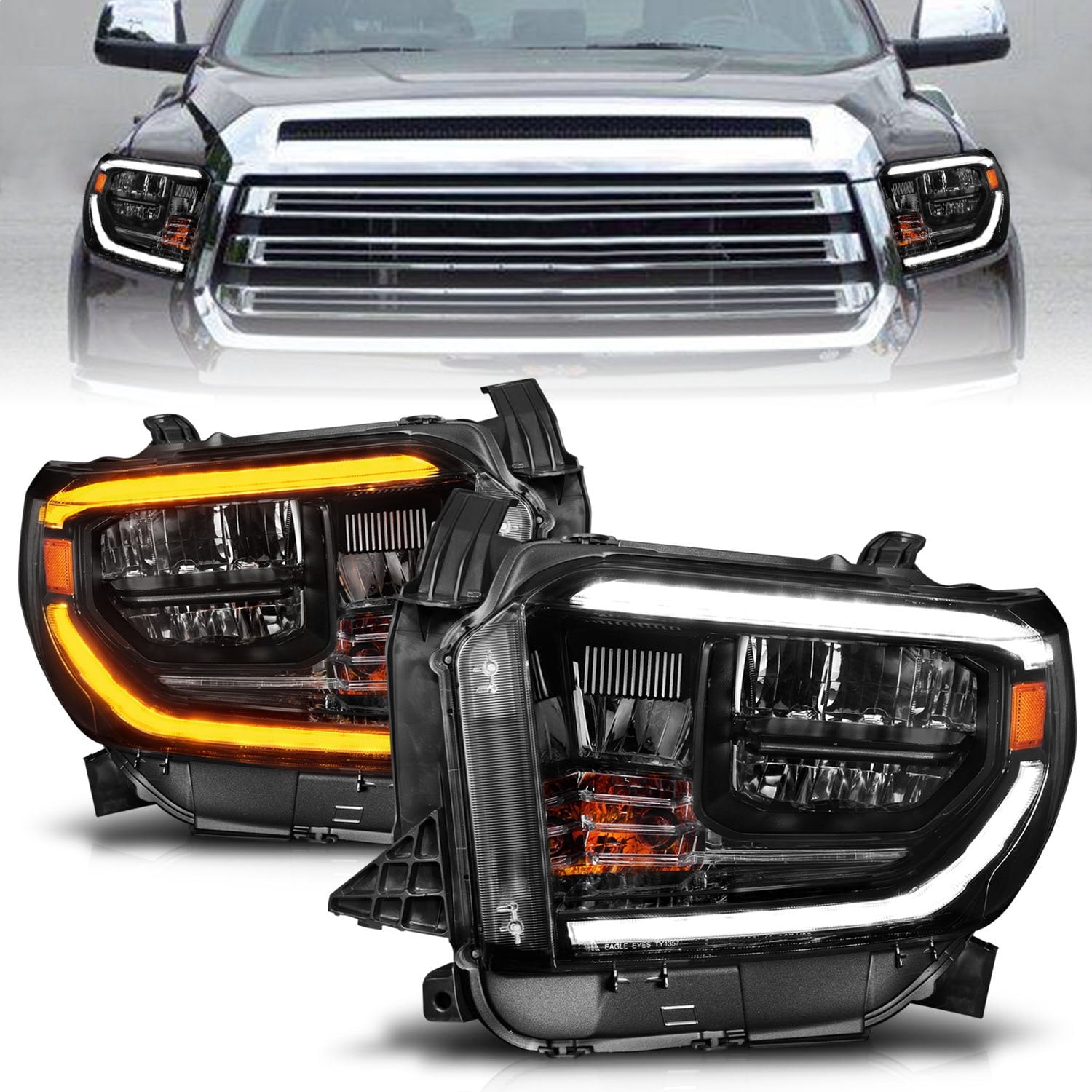 LED H.l. Tundra W/Switchb Blk 14-17