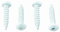 AP Products 012-PSQ50 W 8 X 1 Pan Head Square Recess Screw, Pack of 50 - 1", White