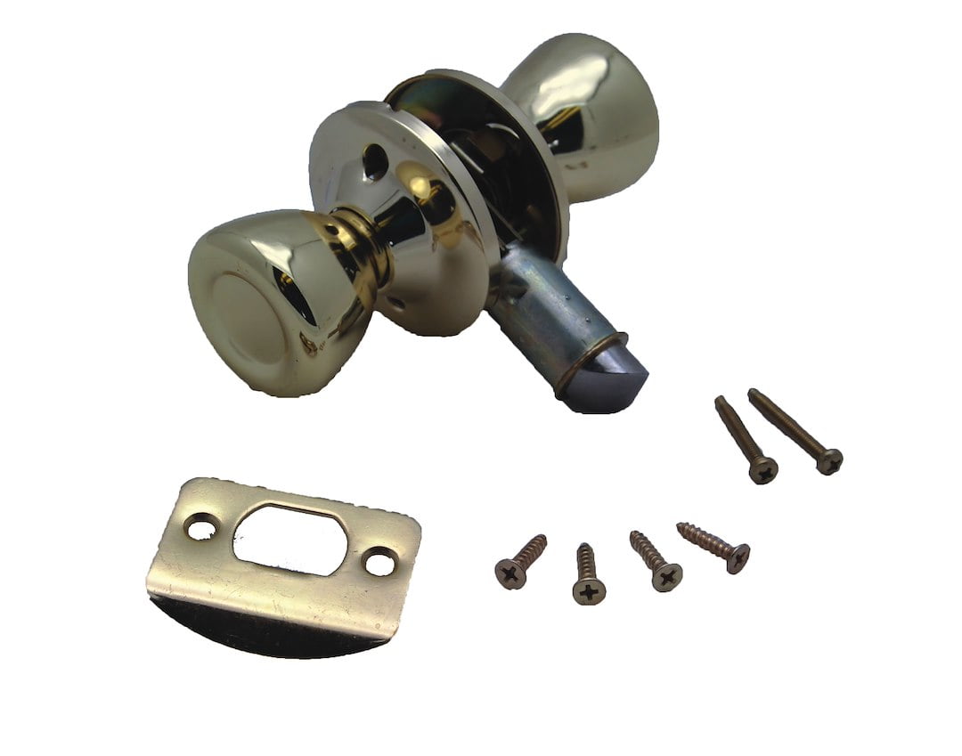 AP Products 013-203 Passage Door Knob, Polished Brass