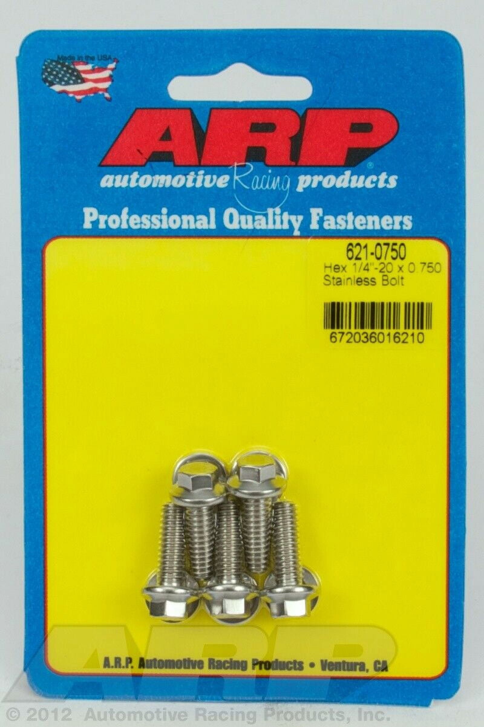 Hex Blt 1/4-20X0.750 PK/5