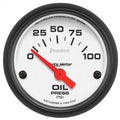 AUTO METER 5727 2IN OIL PRESS, 0-100 PSI, SSE, PHANTOM