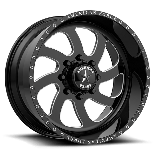 American Force BLADE 24X11 8X180 +0 BLACK L
