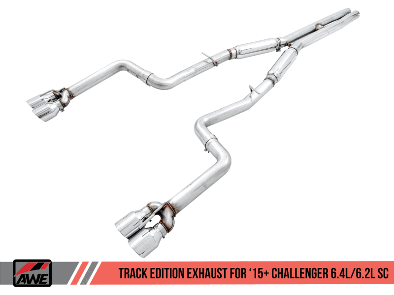 Awe Track Edition Exhaust - Chrome