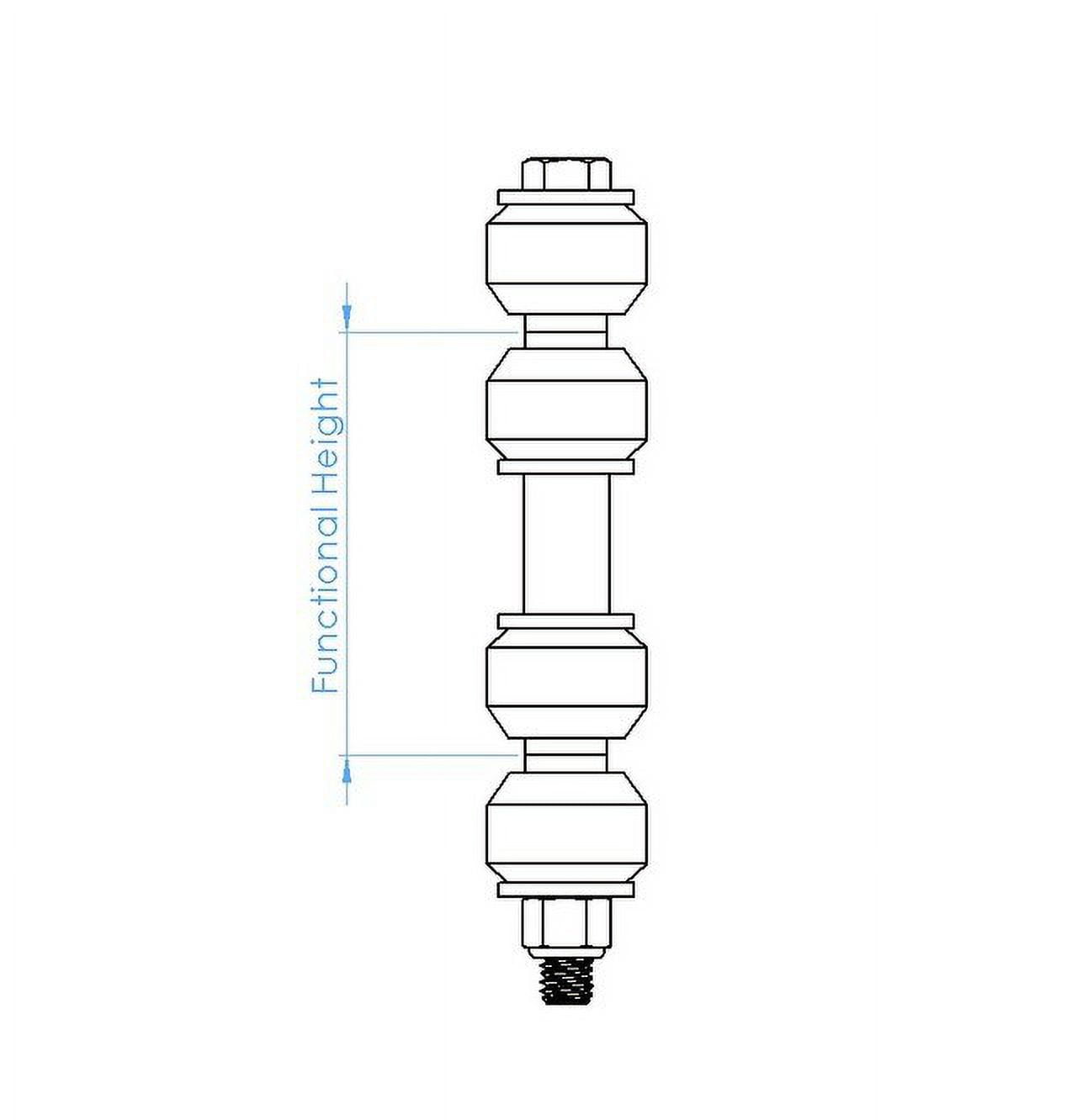 5-5/8' Functional Height Polymer En