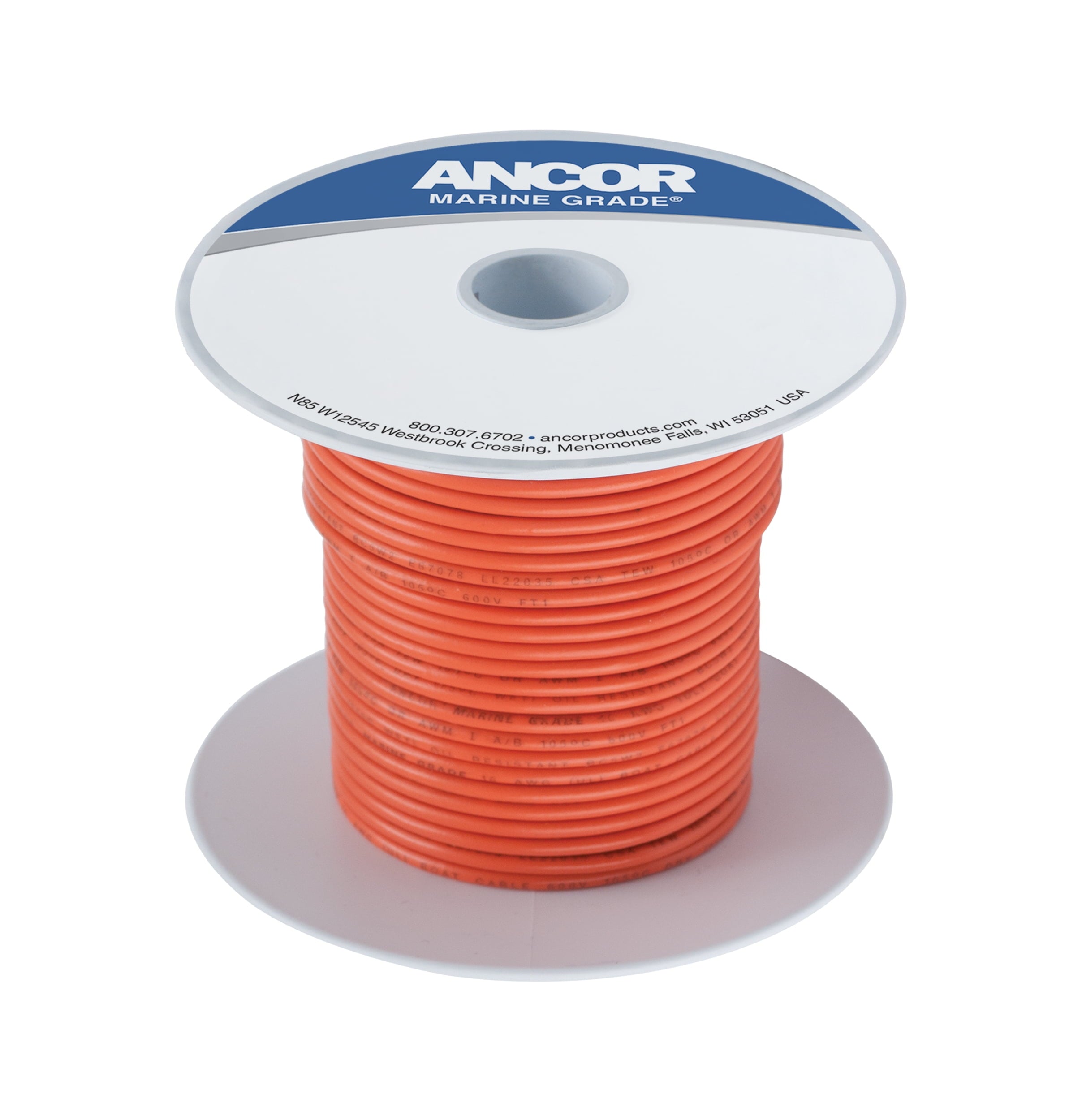 Ancor #102810 Wire, 100' #16 Tinned Copper, Red