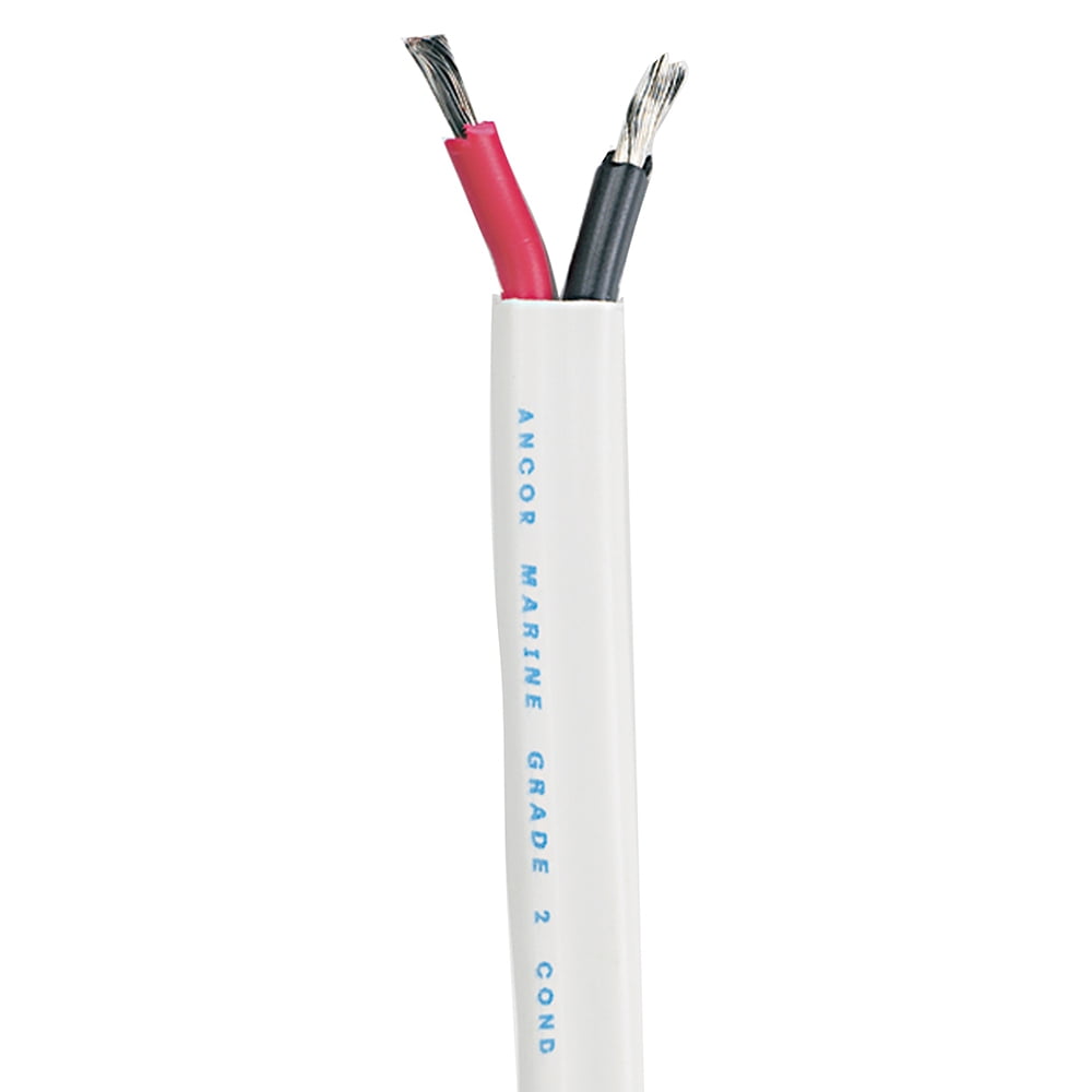 Ancor 121910 Marine Grade Tinned Copper Duplex Red/Black Cable 18/2 Gauge 100'