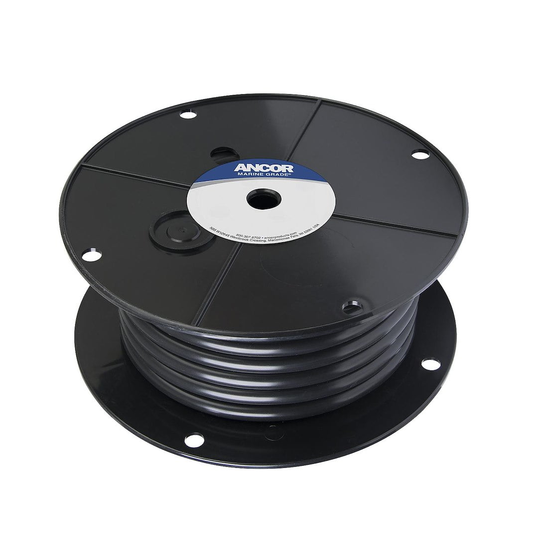 Ancor Black 25' 1 AWG Wire #115002