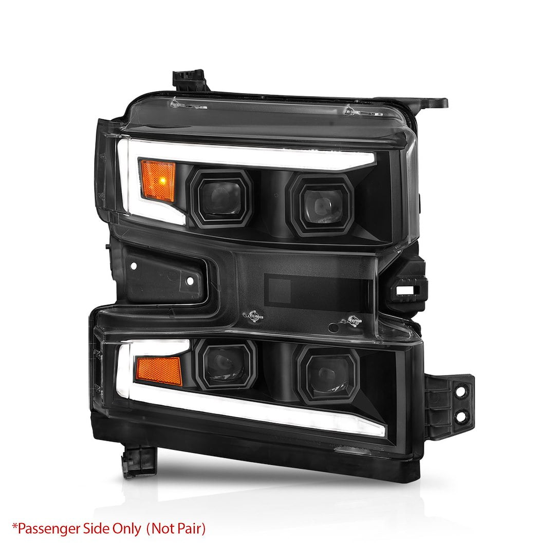 LED Projector Headlight; Clear Lens