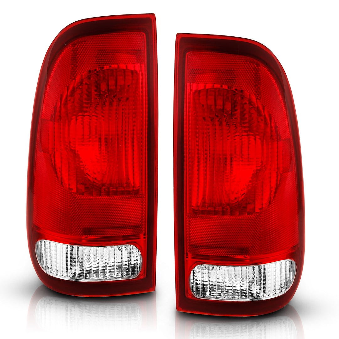 Tail Light Assembly; Red/Clear Lens