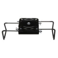 Attwood Seat Mount, Clamp-On With Swivel, Adjusts from 7  inches to 18 inches, Black, Powder-Coated Aluminum