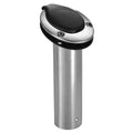Attwood Stainless Steel Flush Mount 0 Degree Rod Holder, White, Open End