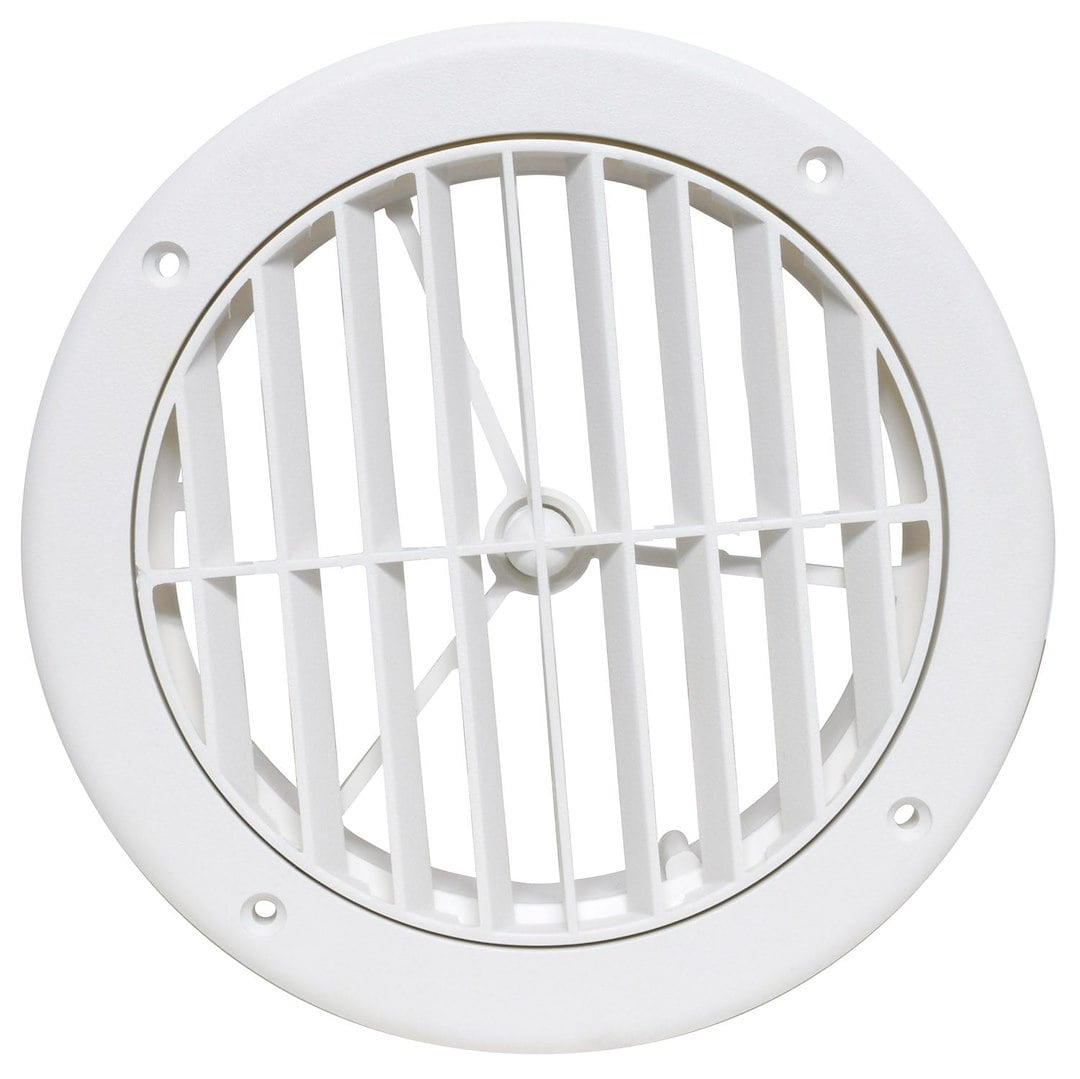 A/C Vent Louvered 5' Wh