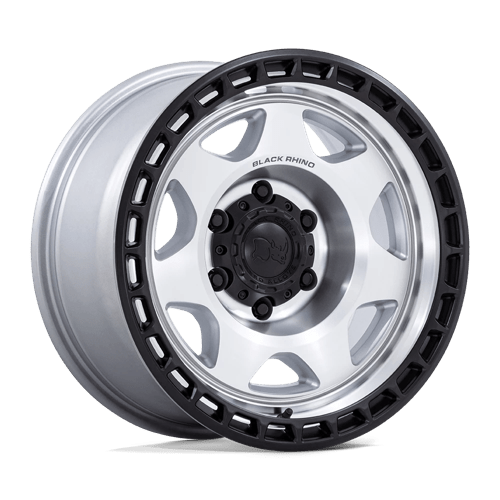 Black Rhino Hard Alloys VOYAGER 17X8.5 6X4.5 66 +0 SLV-MCH-BLK