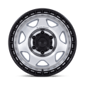 Black Rhino Hard Alloys VOYAGER 17X8.5 6X5.5 106 -10 SLV-MC-BLK