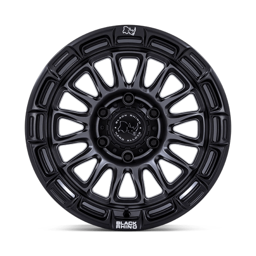 Black Rhino Hard Alloys RIVAL 17X8.5 6X5.5 106 +25 M-GNMTL M-BLK