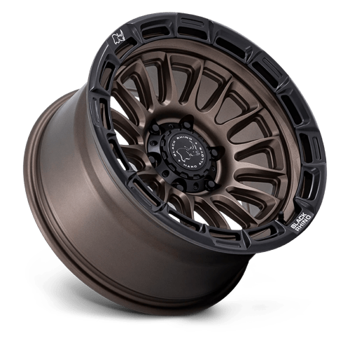 Black Rhino Hard Alloys RIVAL 17X9 5X5 71 -12 B-BRNZ M-BLK