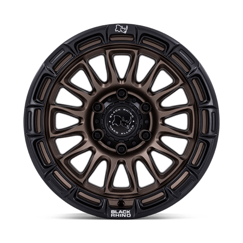 Black Rhino Hard Alloys RIVAL 17X8.5 5X4.5 72 +25 B-BRNZ M-BLK