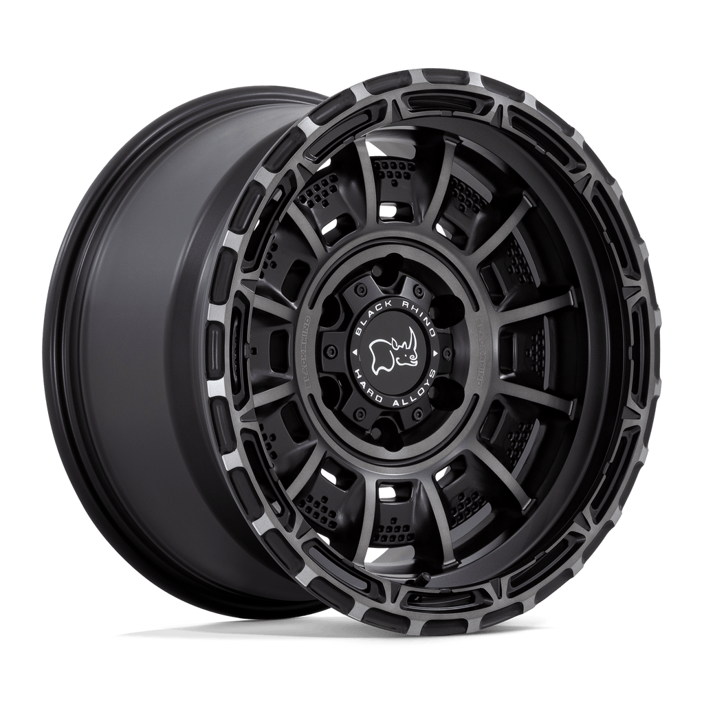 Black Rhino Hard Alloys LEGION 17X9 6X5.5 106 M-BLK GY-TN -12