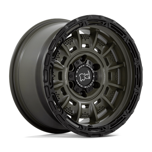Black Rhino Hard Alloys LEGION 17X9 5X5.0 71 OD-GRN-BLK -12