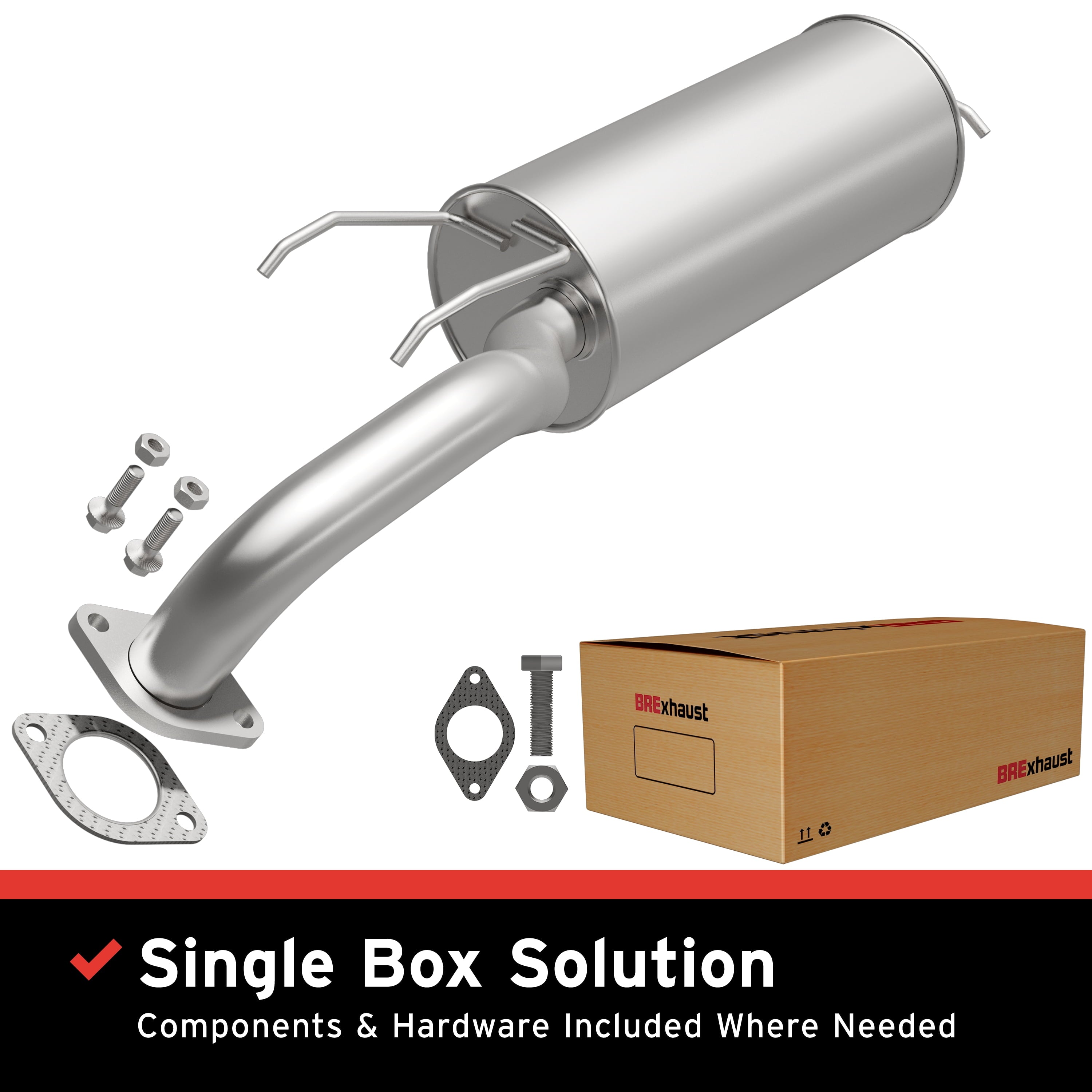 Muffler Kit - 04-09 Kia Spectra 2.0