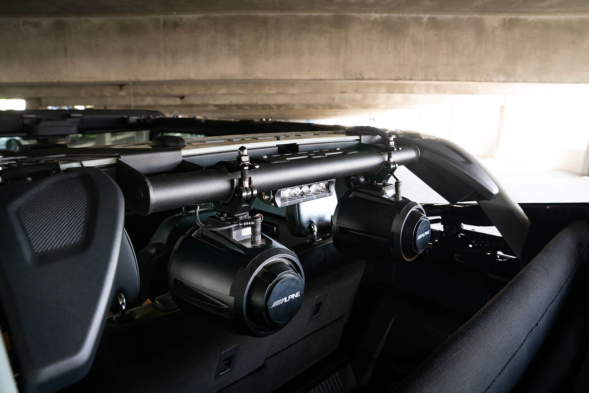 Ford Bronco Rear Speaker & Light Mount Bar