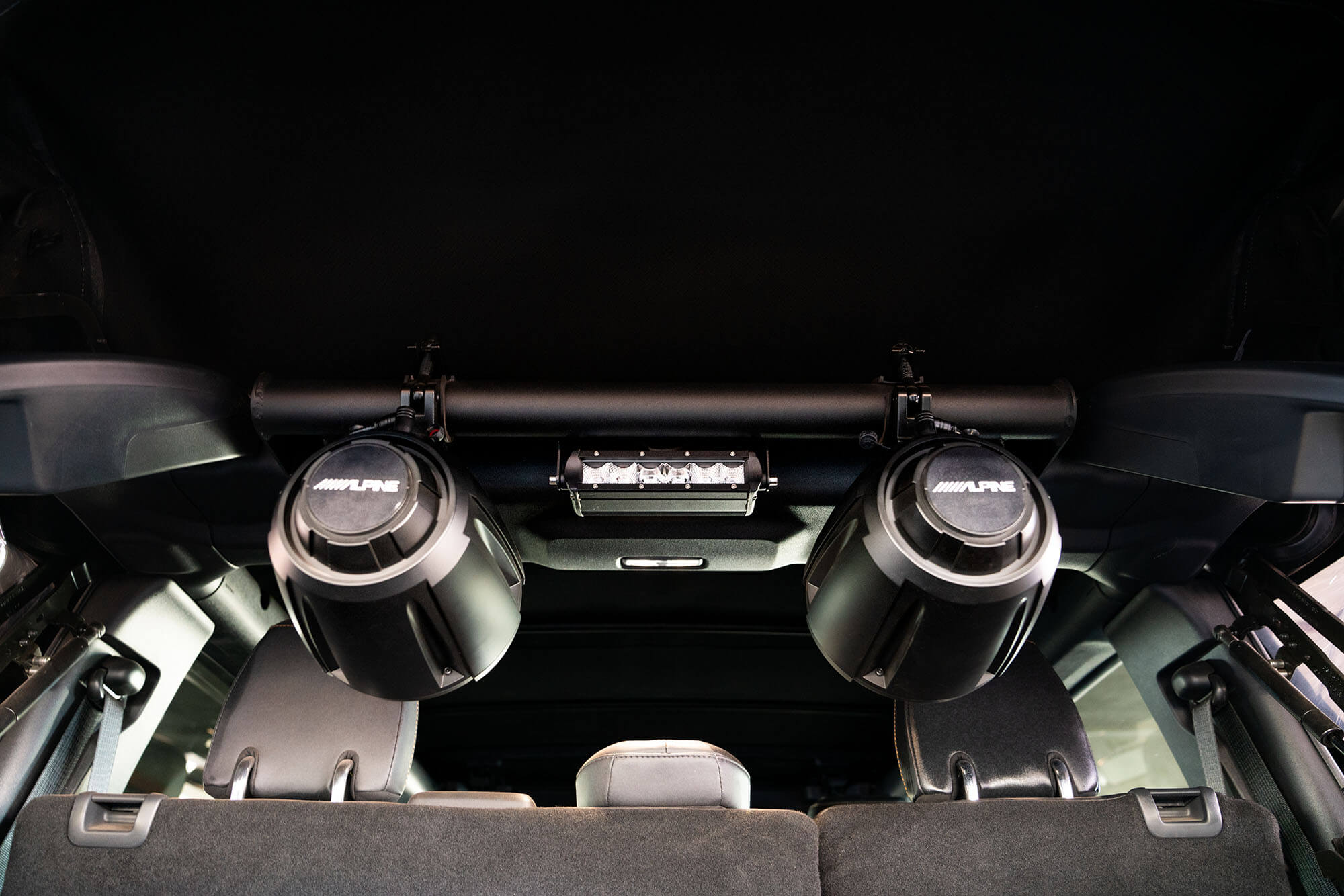 Ford Bronco Rear Speaker & Light Mount Bar