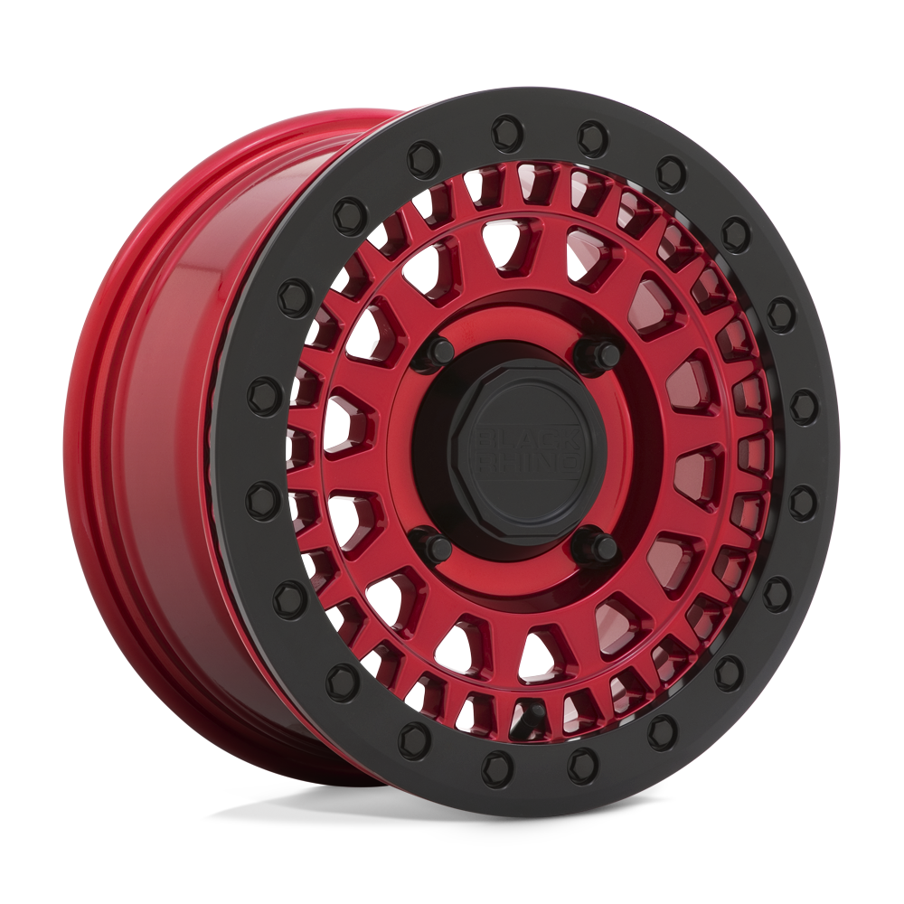 Black Rhino Hard Alloys - UTV PARKER UTV BL 14X7 4X110 +36 80 C-RED
