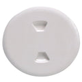 Twist-Out Deck Plate 5" White