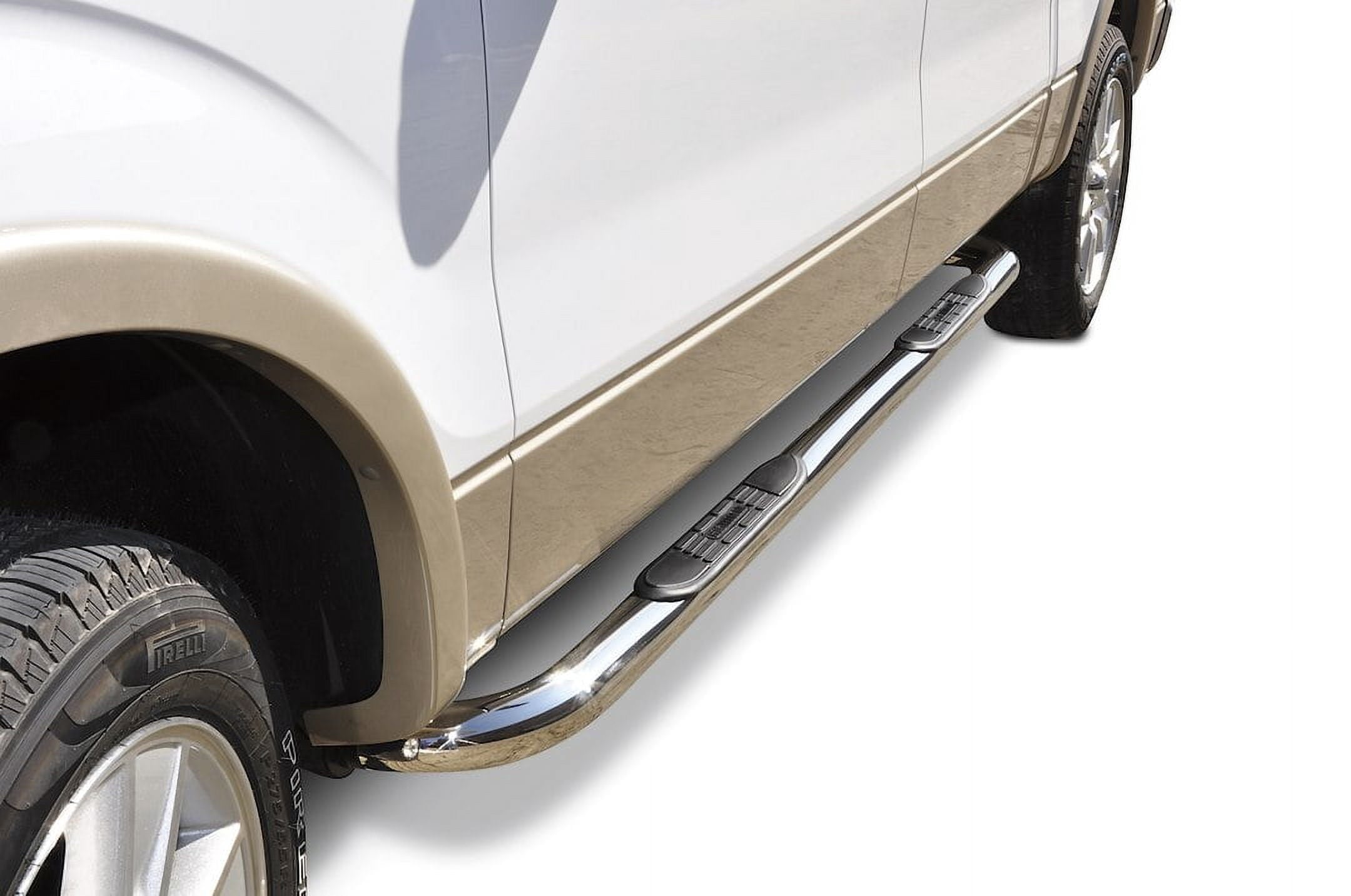 3' Round Side Bars Stainless Steel