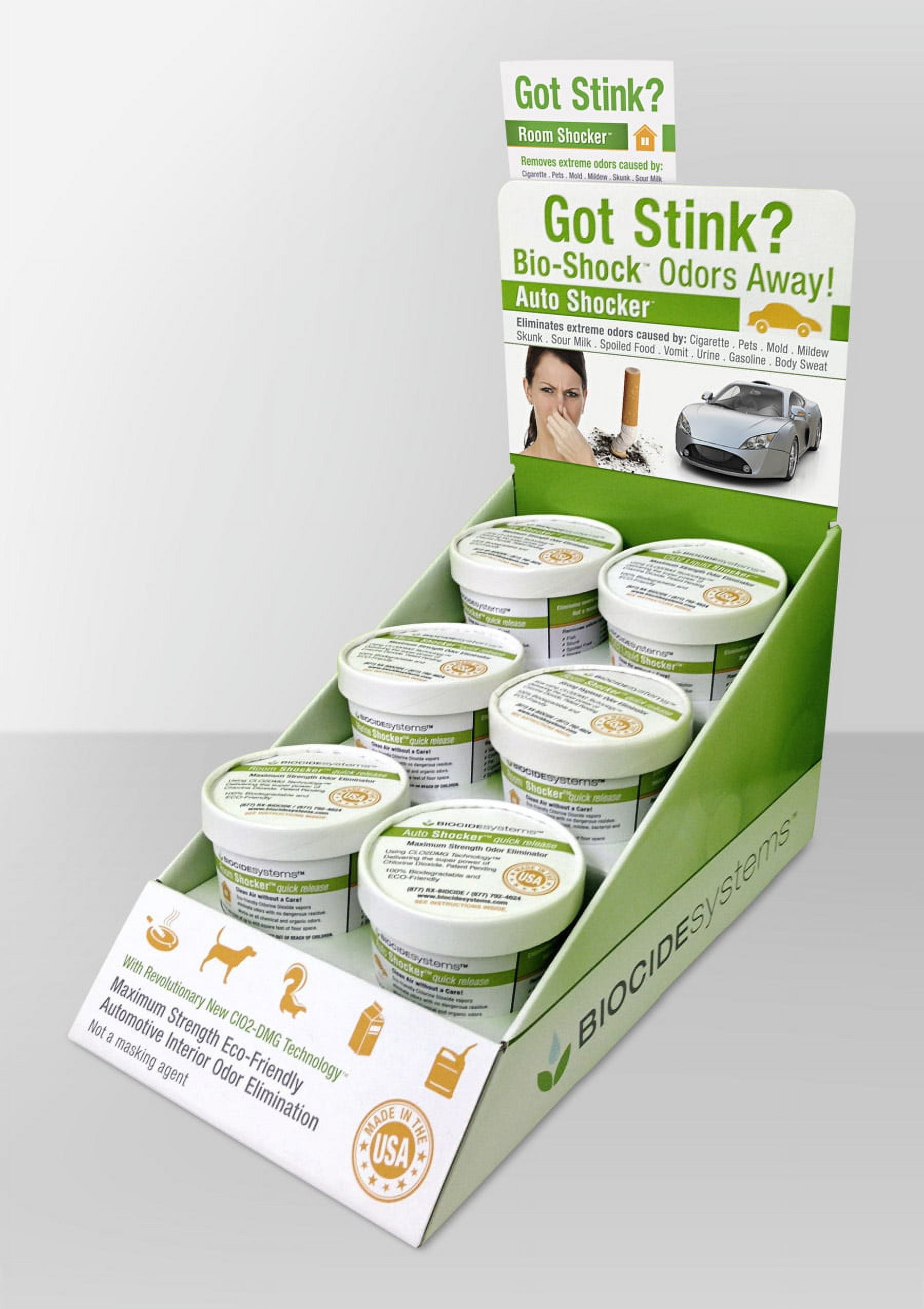 6 Pk Auto Odor Elim Displ