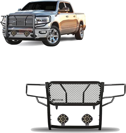 Blk Rugged HD Grille Guard Kit
