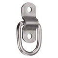 D-Ring .25INWIRE W/Brkt Znc Plt Wll