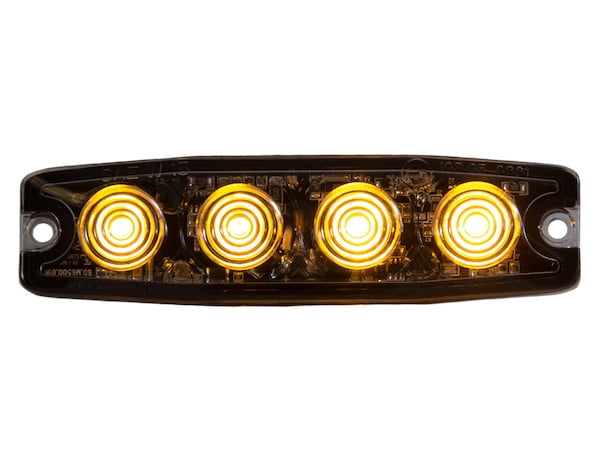 Light Strobe 4-3/8IN 4-LED Amber  1