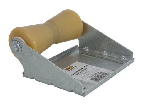 Roller Bracket Assembly, 8", Galvanized, w/TPR Roller, UPC Label