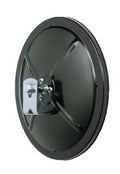 Spot Mirr 5'RND Cnvex Blk