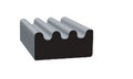 .375 X .188 'Ribbed' Epdm W/H2  Blk